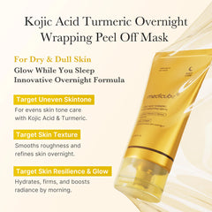 Medicube Kojic Acid Turmeric Overnight Wrapping Mask 75ml - JINAE
