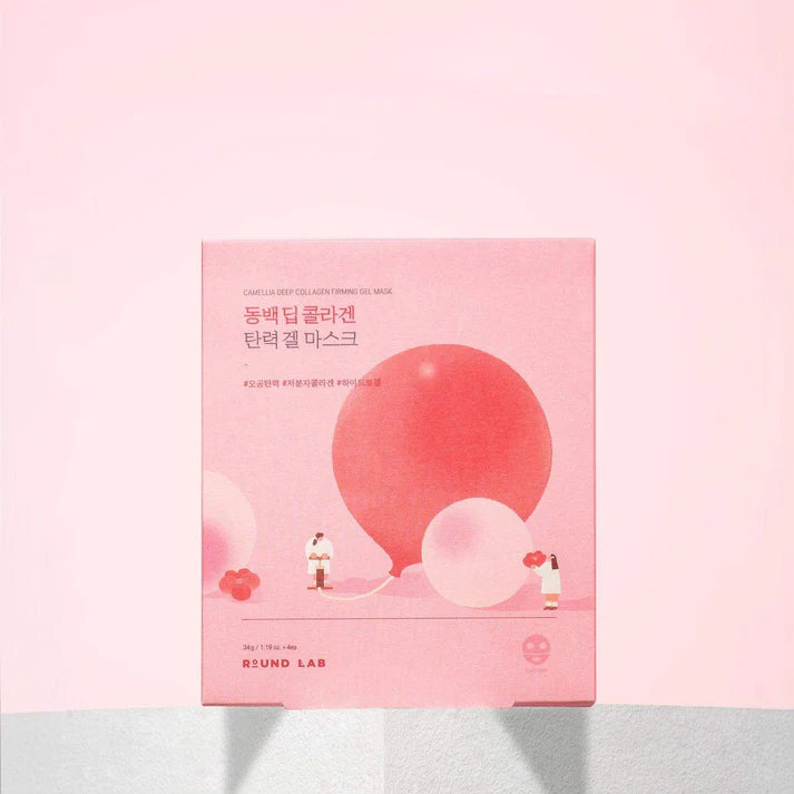 Round Lab Camellia Deep Collagen Firming Gel Mask (4ea) - JINAE