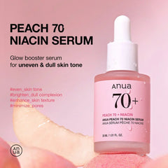 ANUA Peach 70% Niacinamide Serum - JINAE