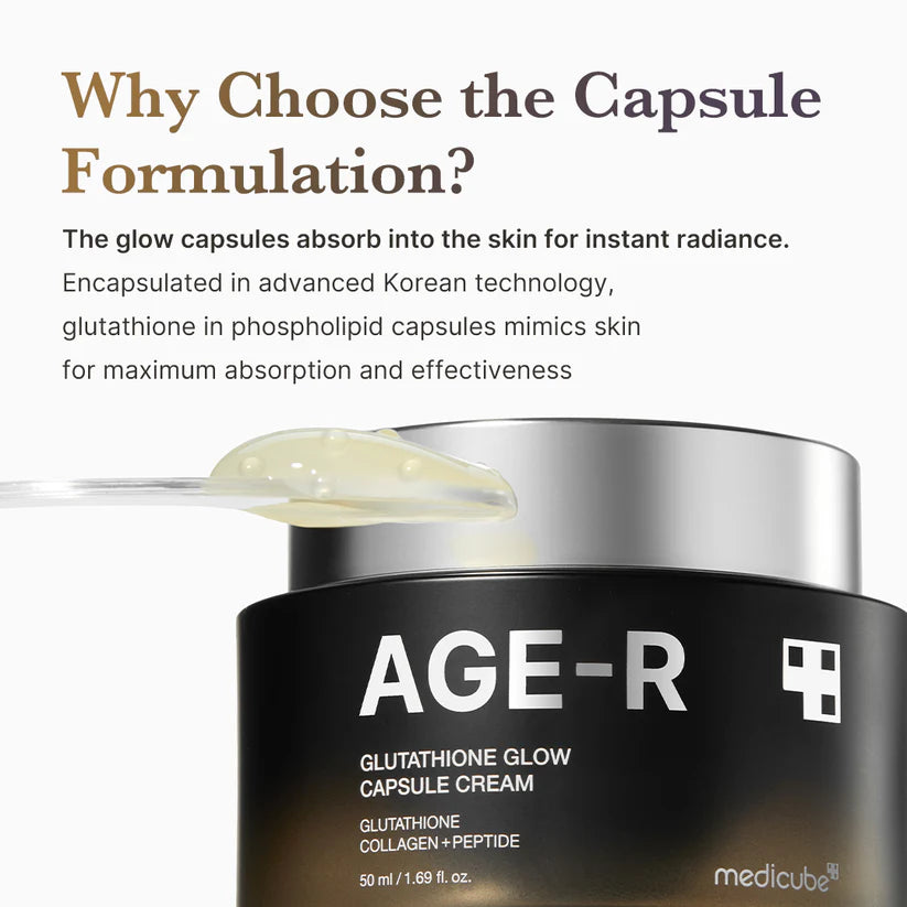 Medicube AGE-R Glutathione Glow Capsule Cream 50ml - JINAE