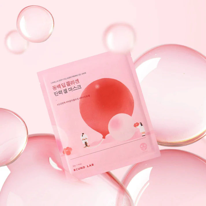 Round Lab Camellia Deep Collagen Firming Gel Mask (4ea) - JINAE