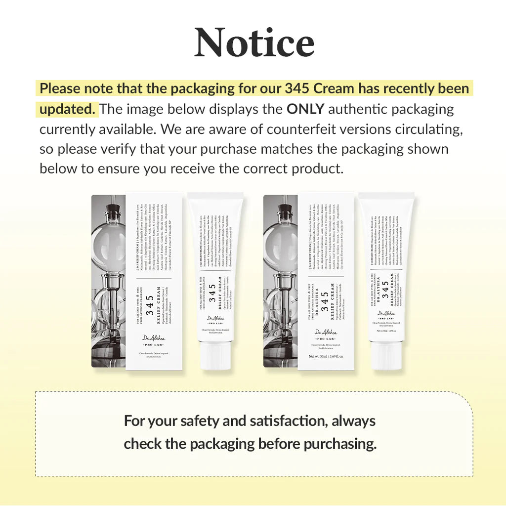 Dr. Althea 345 Relief Cream 50ml - JINAE