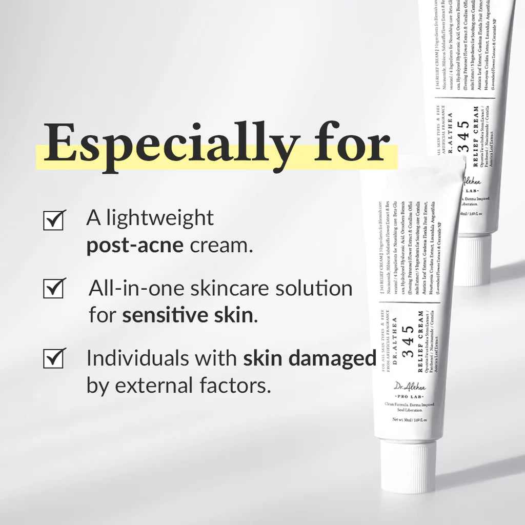 Dr. Althea 345 Relief Cream 50ml - JINAE