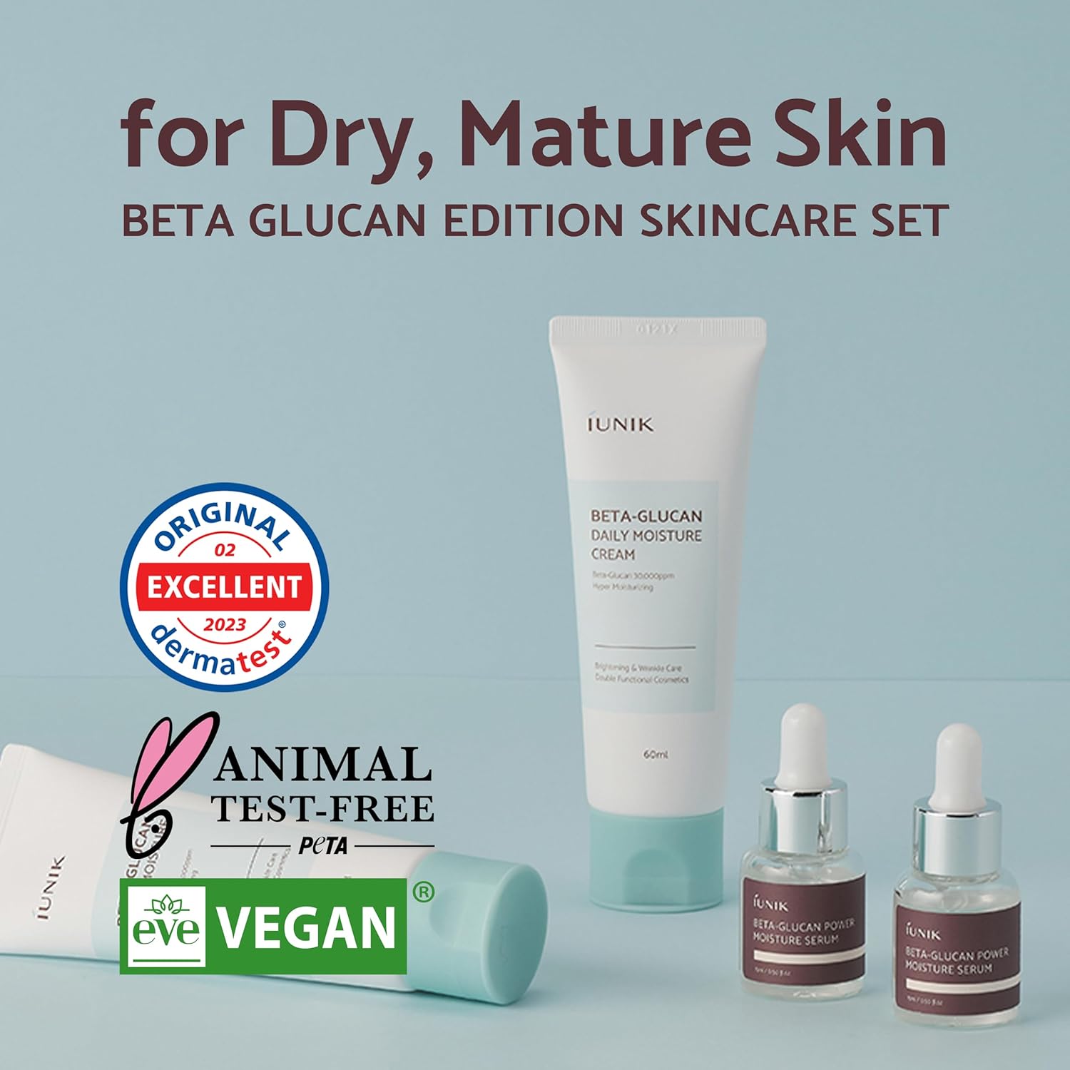 IUNIK Beta Glucan Edition Skin Care Set - JINAE