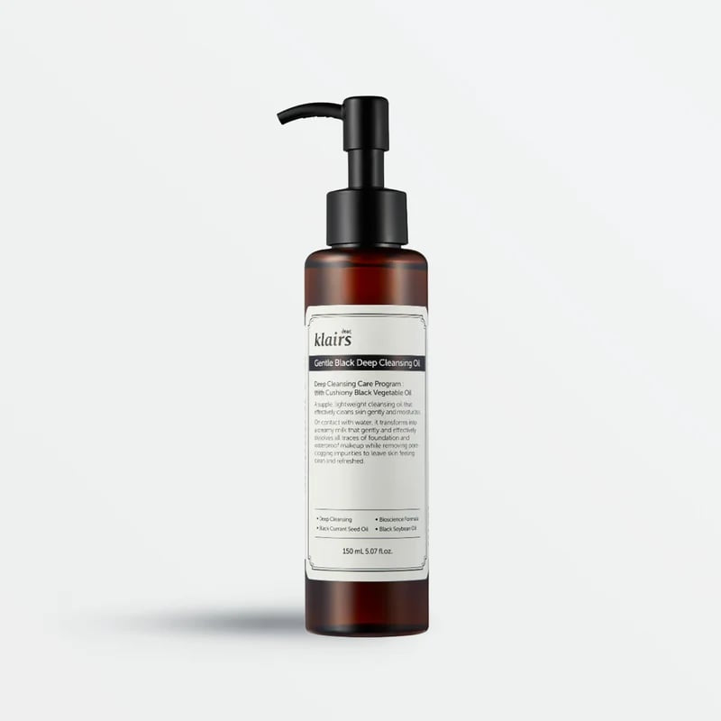 Dear Klairs Gentle Black Deep Cleansing Oil 150ml