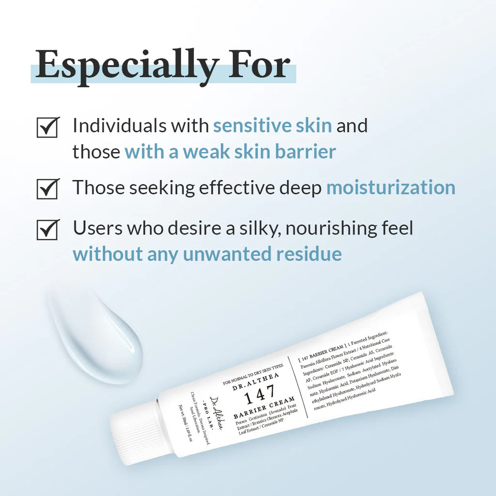 Dr. Althea 147 Barrier Cream 50ml - JINAE