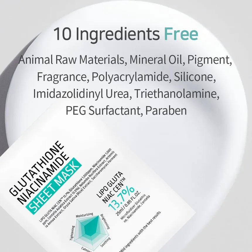 APLB Glutathione Niacinamide Sheet Mask - JINAE