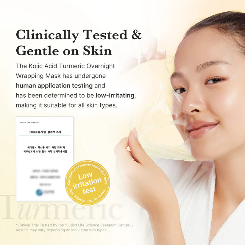 Medicube Kojic Acid Turmeric Overnight Wrapping Mask 75ml - JINAE