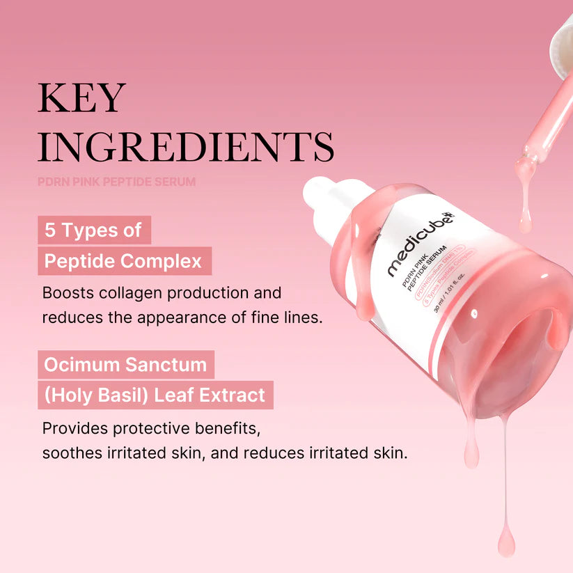Medicube PDRN Pink Peptide Serum 30ml - JINAE