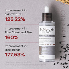Dr. Melaxin Peel Shot Exfoliating Black Rice Ampoule 80ml