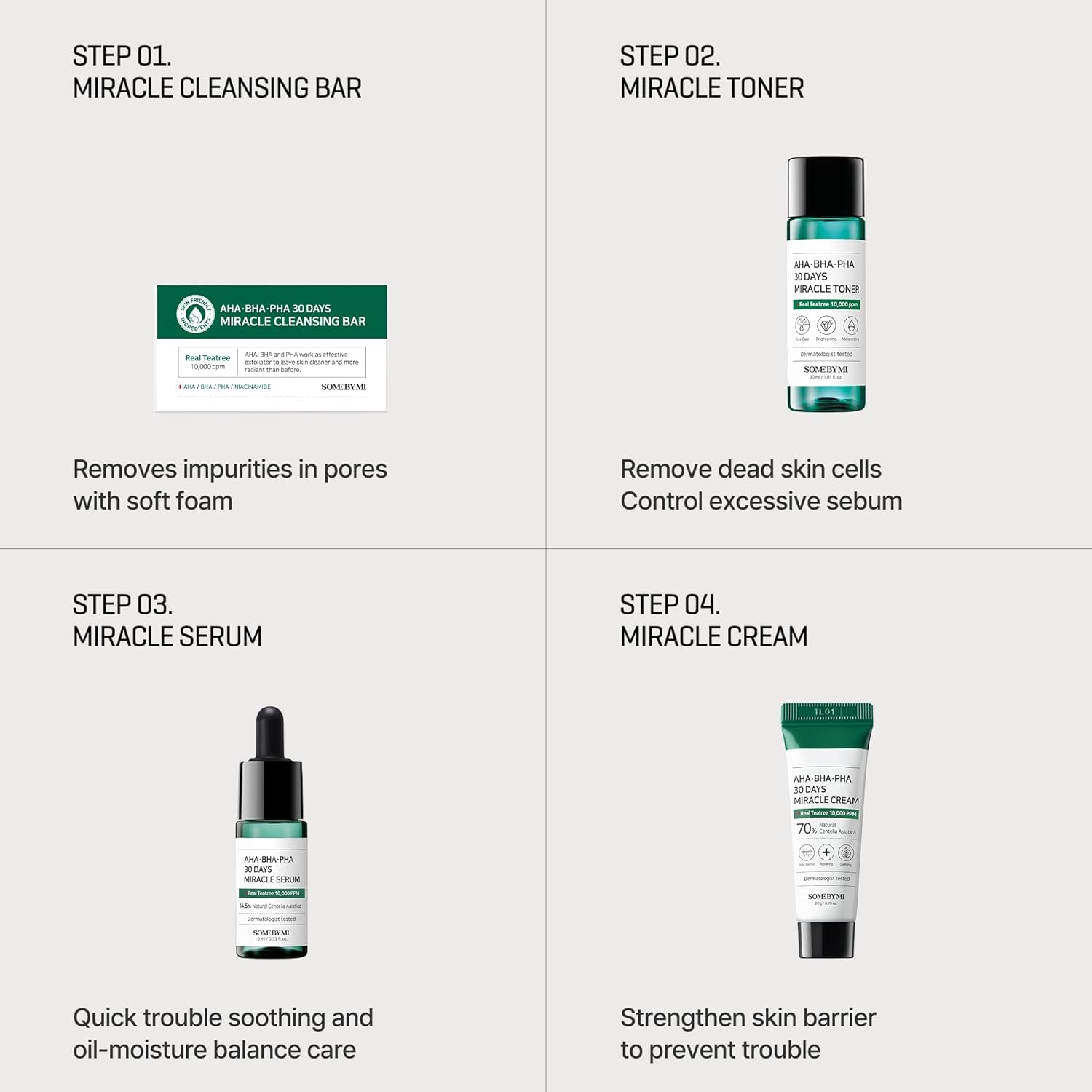 SOME BY MI AHA BHA PHA 30 Days Miracle Starter Kit - JINAE
