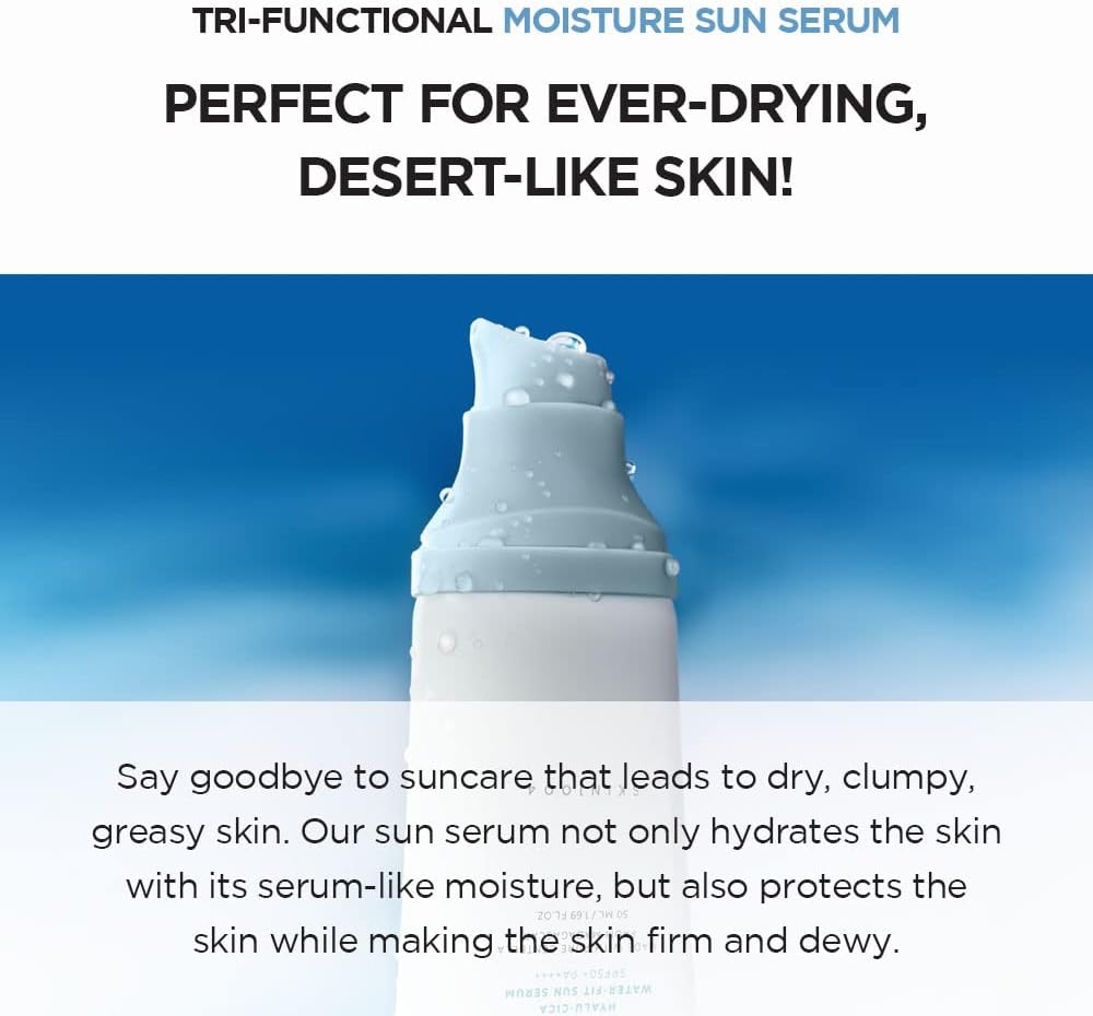 Skin1004 Madagascar Centella Hyalu-Cica Water-Fit Sun Serum - JINAE