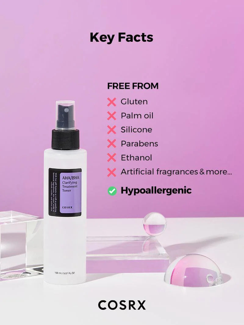 COSRX AHA/BHA Clarifying Treatment Toner 150ml - JINAE