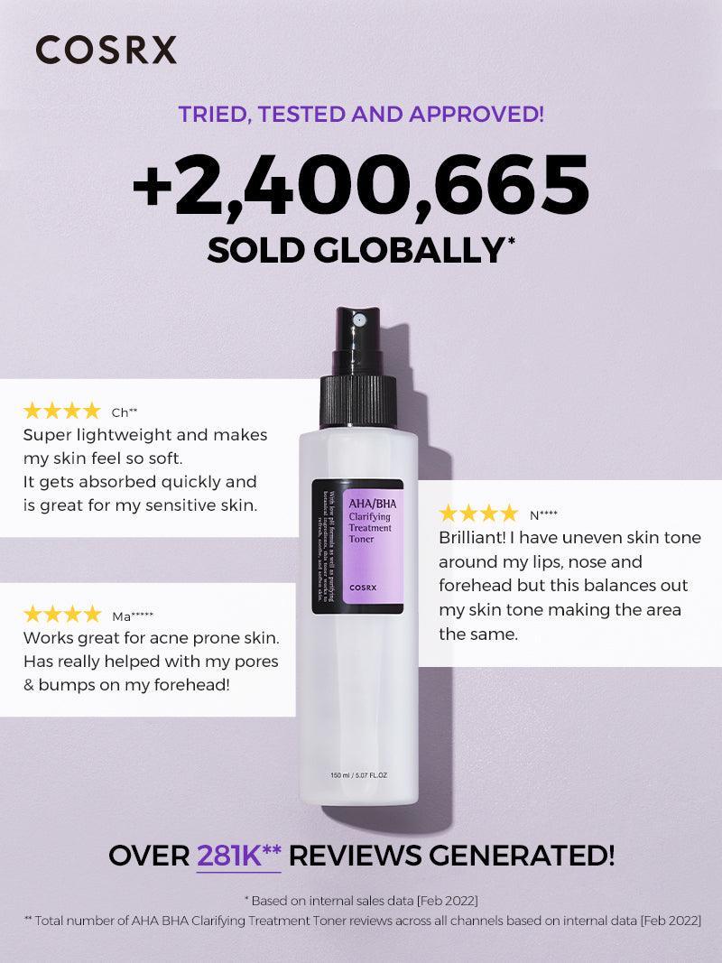 COSRX AHA/BHA Clarifying Treatment Toner 150ml - JINAE