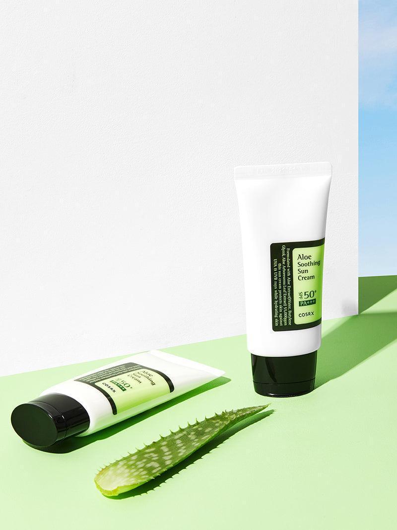 COSRX Aloe Soothing Sun Cream SPF50+ Broad Spectrum - JINAE