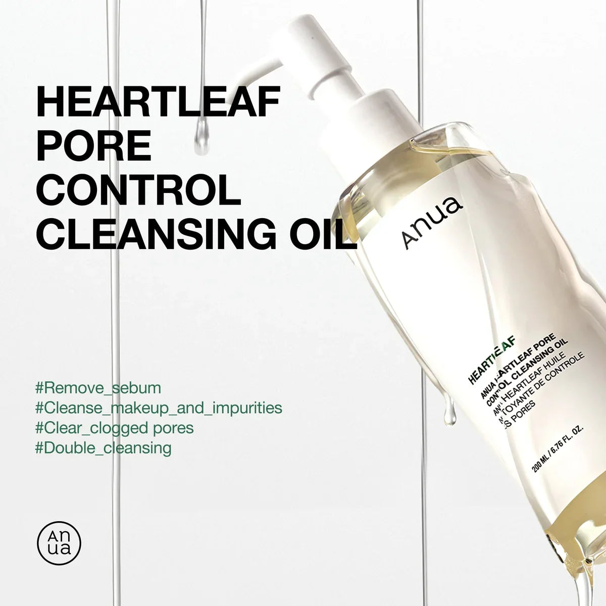 ANUA Heartleaf Pore Control Cleansing Oil - JINAE