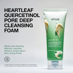 ANUA Heartleaf Quercetinol Pore Deep Cleansing Foam - JINAE