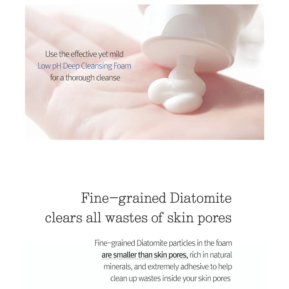Pyunkang Yul - Low pH Pore Deep Cleansing Foam 100ml - JINAE