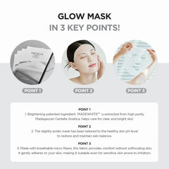 Skin1004 Madagascar Centella Tone Brightening Glow Mask 25ml (1ea) - JINAE